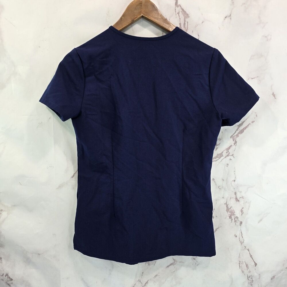 FIGS Top Womens XXS Blue Slim Catarina Navy Short Scrub One Pocket 2688 FW1000 - Picture 5 of 9